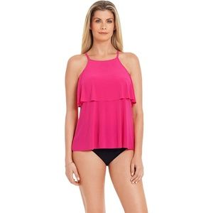 Magicsuit Swimwear Solid Julia Tankini Top 14 NEW